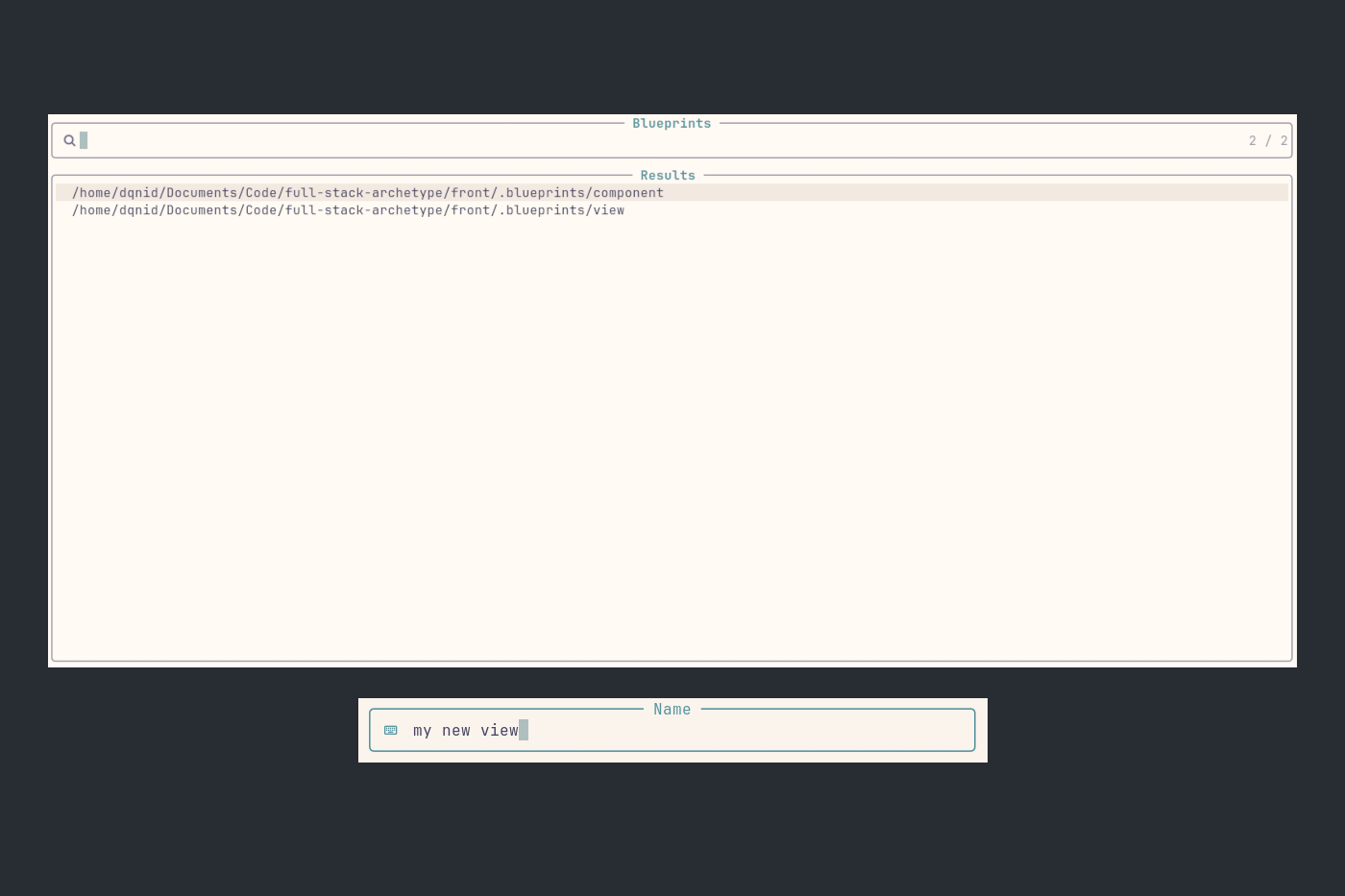 Simple destination selection