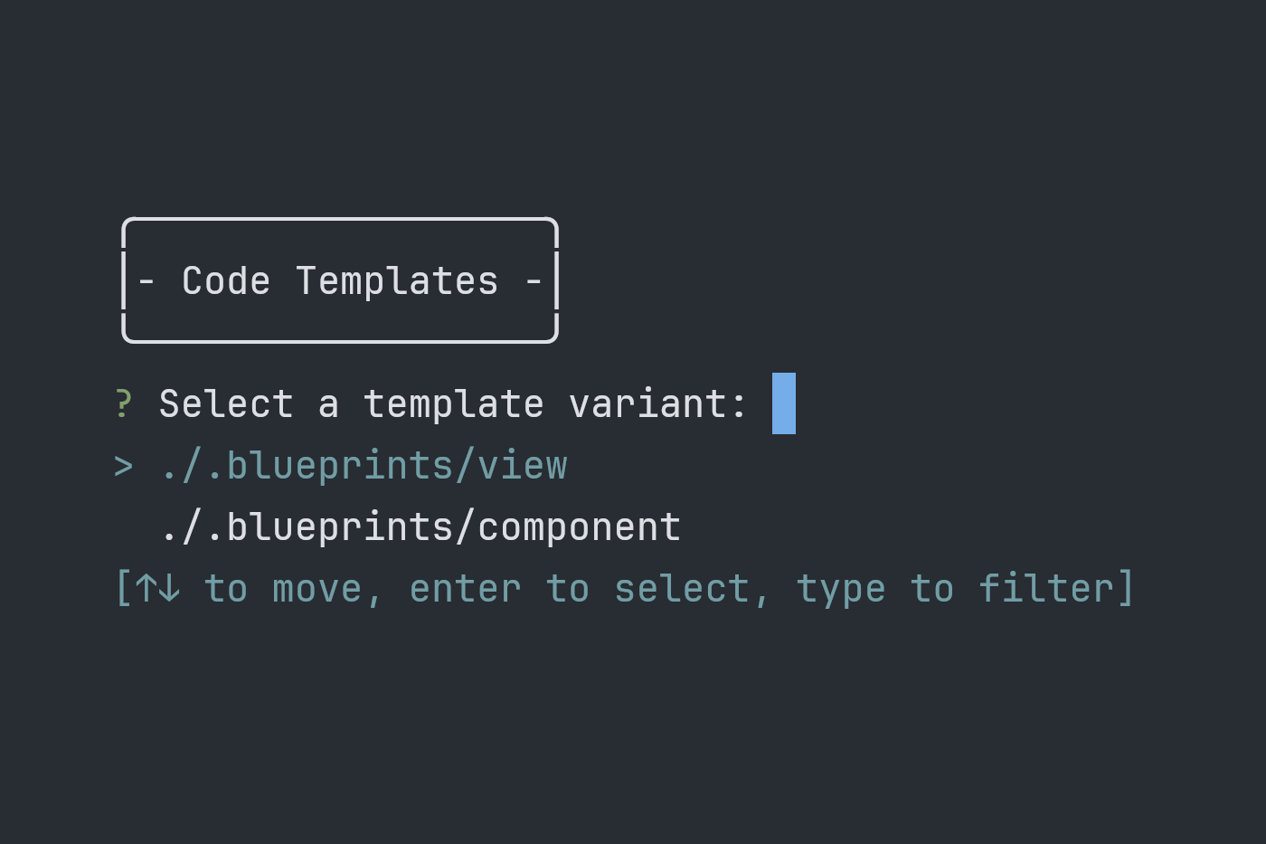 Multiple template sources