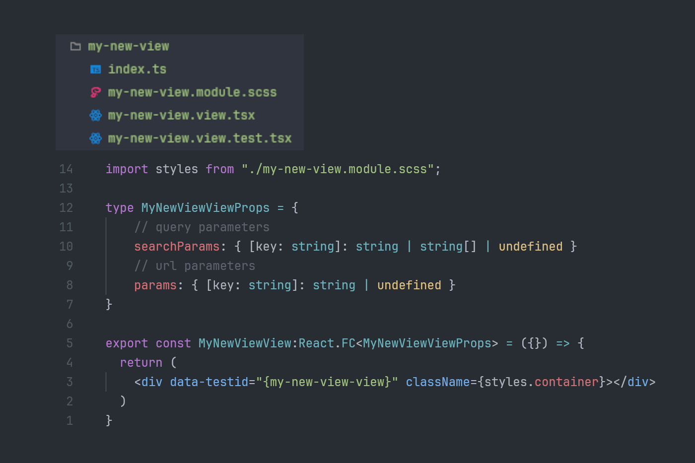 Prints the template files